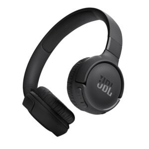 JBL Tune 520BT Wireless On Ear Headphones with Mic, Upto 57H Battery, Speed Charge : 5 Min Charge Gives Up to 3H of Playback, Multipoint Connect, Customizable Bass with Headphones App, BT 5.3 (Black) Visit the JBL Store