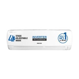 Voltas 1 Ton 3 Star, Inverter Split AC (Copper, LED Display, Anti-dust Filter, 123V Vectra Elegant, White)