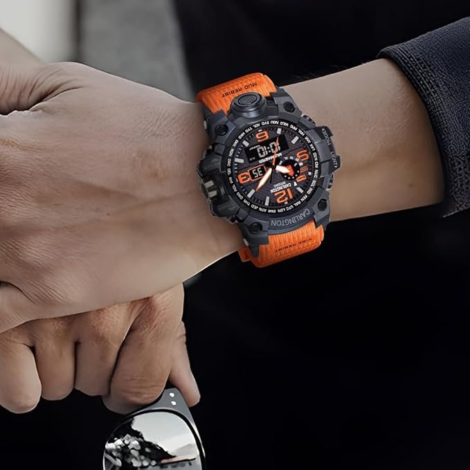 Carlington Resin Strap Watch CT-3344 for men and boys