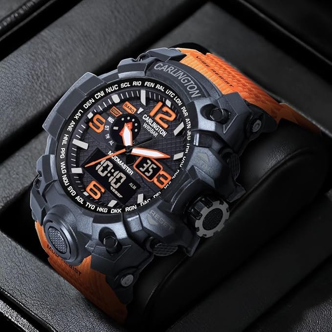 Carlington Resin Strap Watch CT-3344 for men and boys