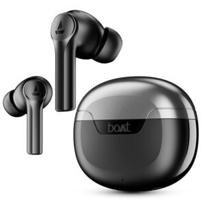 boAt Airdopes 300 Wireless Earbuds Gunmetal Black