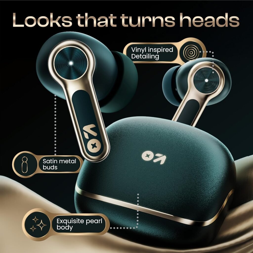 Boult Raven In-Ear Wireless Earbuds Emerald Green