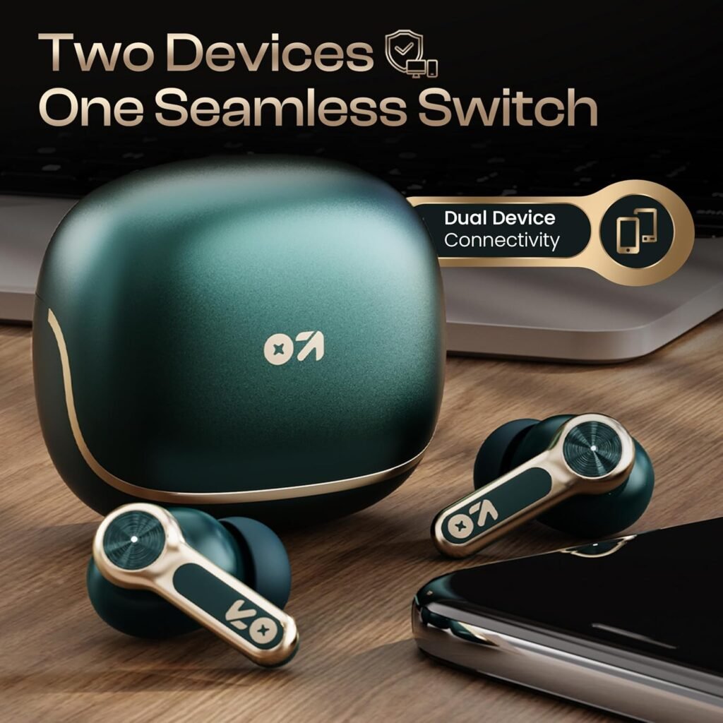 Boult Raven In-Ear Wireless Earbuds Emerald Green