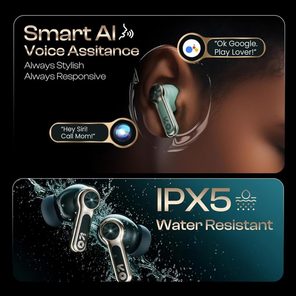 Boult Raven In-Ear Wireless Earbuds Emerald Green